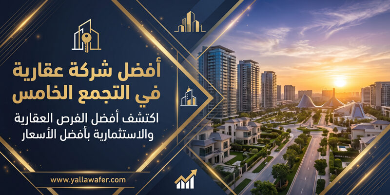 أفضل شركة عقارات في التجمع الخامس