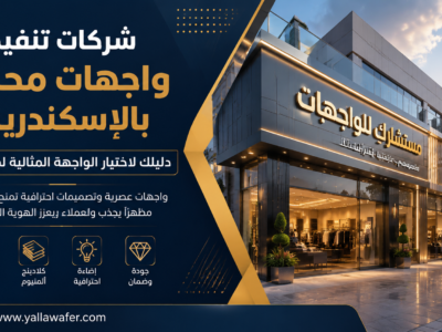 شركات تنفيذ واجهات محلات بالإسكندرية دليلك لاختيار الواجهة المثالية لمشروعك