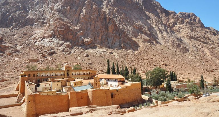 St Catherines Monastery at the foot of Mount Sinai