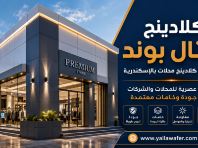 كلادينج ايتال بوند - تركيب كلادينج محلات بالإسكندرية